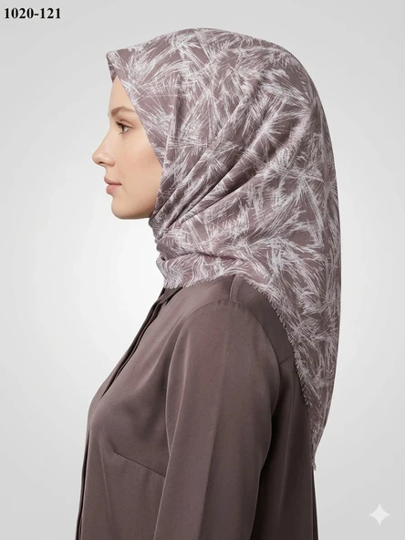 Dolce Cool Desenli Dimi Pamuk Eşarp 1020-121 ürün görseli 1