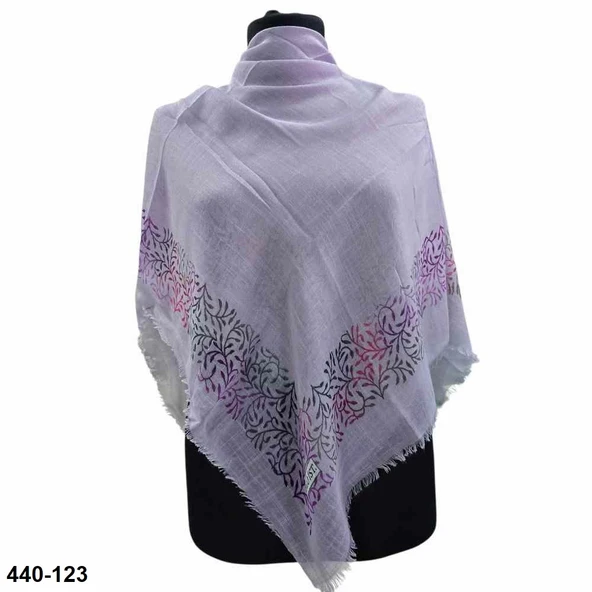 Polo İst Desenli Flamlı Eşarp 440-123 ürün görseli 1