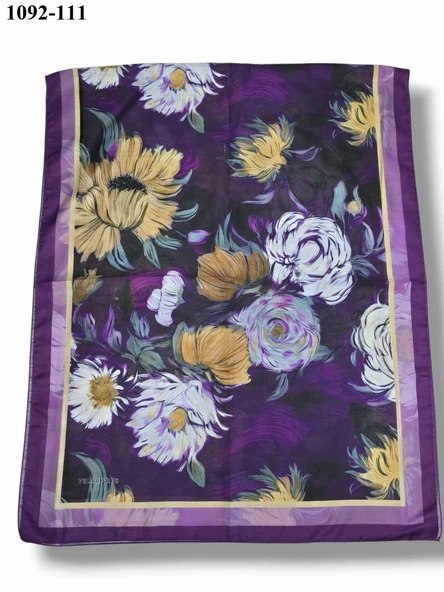 Velscarfs Soft Pamuk Şal (Mor) 1092-111 - Resim 2
