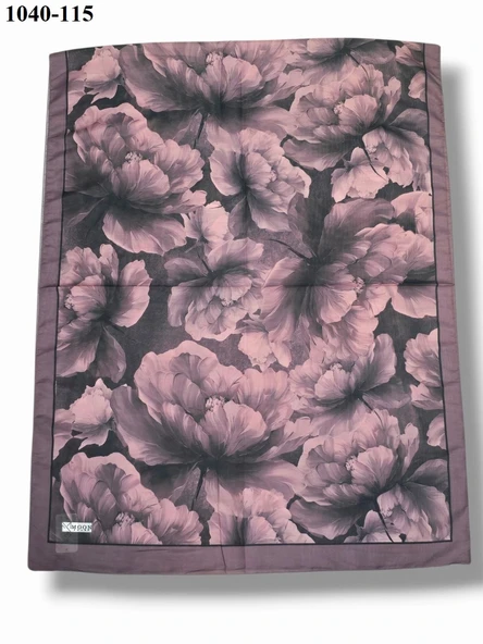 MoonScarf Soft Pamuk Şal (Gül Kurusu) 1040-115 - Resim 2