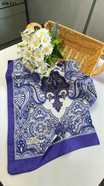 Eylül İpek Etnik Desen Soft Şal 430-112 - Resim 2