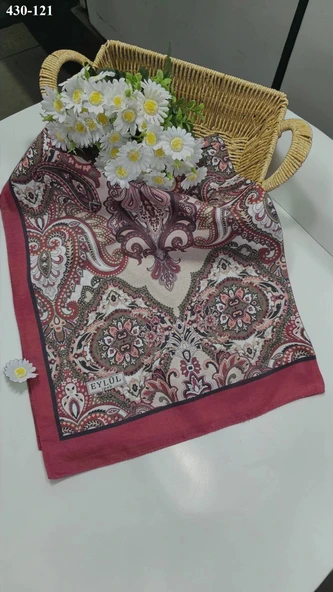 Eylül İpek Etnik Desen Soft Şal 430-121 - Resim 2