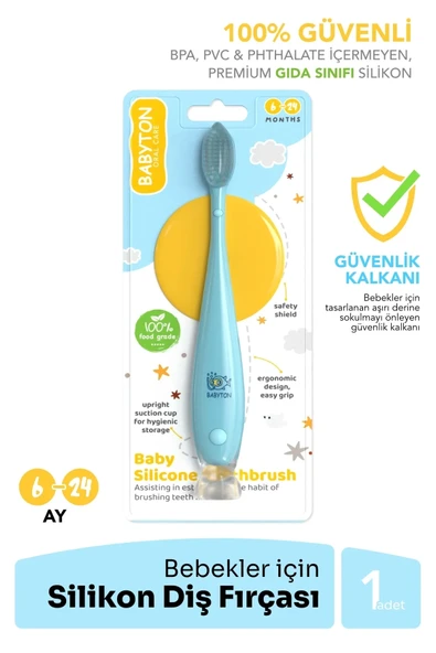 Babyton Silikon Diş Fırçası ürün görseli 1