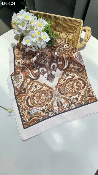 Eylül İpek Etnik Desen Soft Şal 430-124 - Resim 2