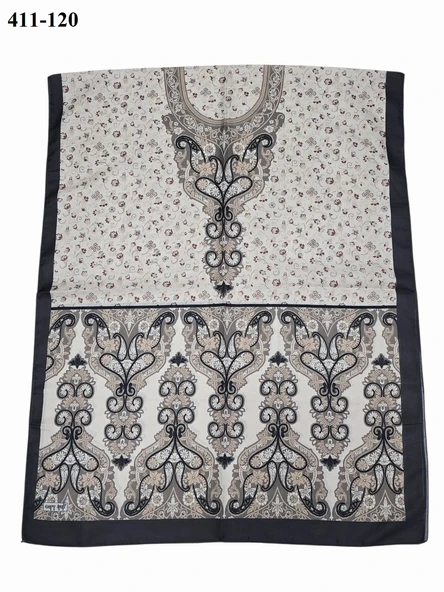 Soft İpek Etnik Desen Soft Şal 411-120 - Resim 2
