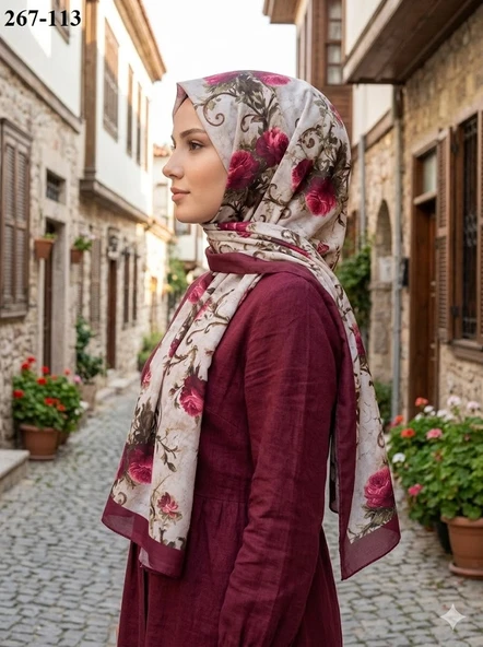 Lo'cella Koza Soft Pamuk Şal 267-113 ürün görseli 1