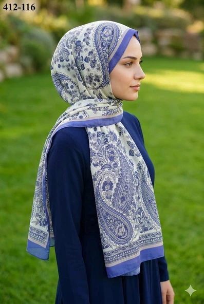 Soft İpek Etnik Desen Soft Şal 412-116 ürün görseli 1