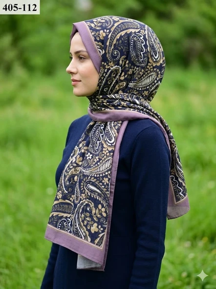 Eylül İpek Etnik Desen Soft Şal 405-112 ürün görseli 1