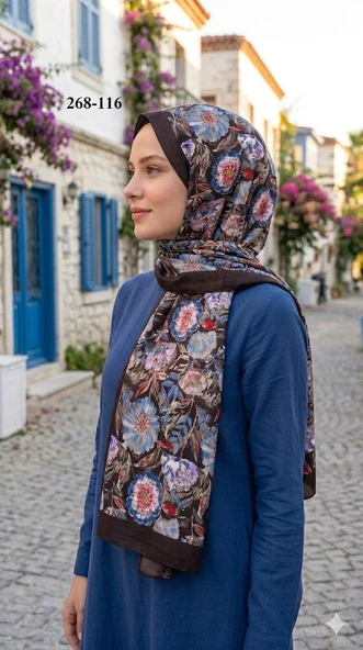 Lo'cella Koza Soft Pamuk Şal 268-116 ürün görseli 1