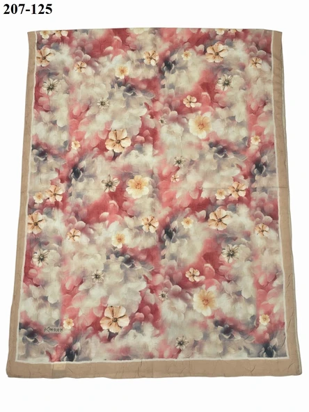MoonScarf Bambu Kraş Pamuk Şal (Camel) 207-125 - Resim 2