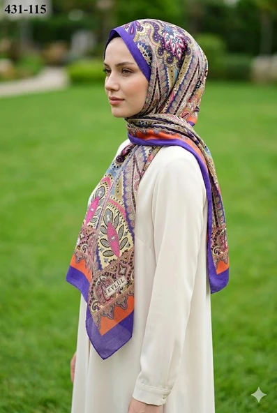 Eylül İpek Etnik Desen Soft Şal 431-115 ürün görseli 1