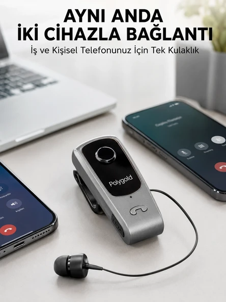 Mikrofonlu Ve Ses Kontrollü Kablosuz Kulak İçi Kulaklık ürün görseli 1