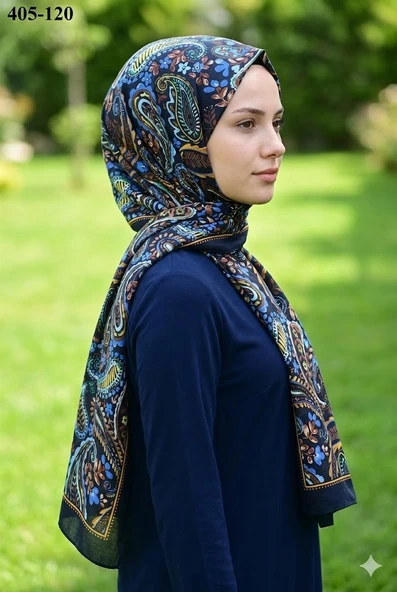 Eylül İpek Etnik Desen Soft Şal 405-120 ürün görseli 1