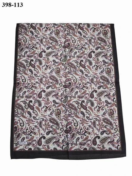 Eylül İpek Etnik Desen Soft Şal 398-113 - Resim 2
