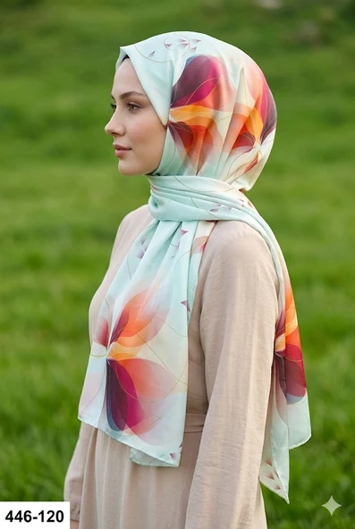 Buqle Dijital Desenli Soft Şal 446-120 ürün görseli 1
