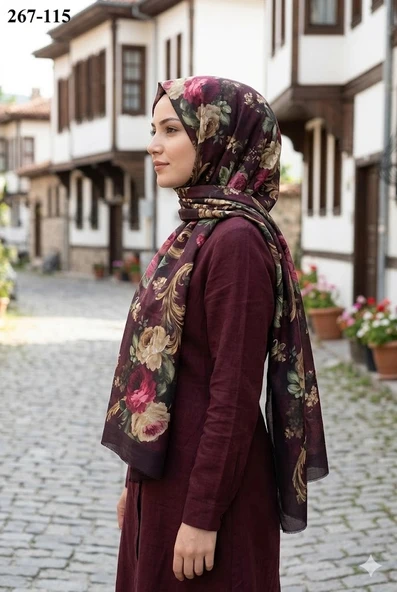 Lo'cella Koza Soft Pamuk Şal 267-115 ürün görseli 1