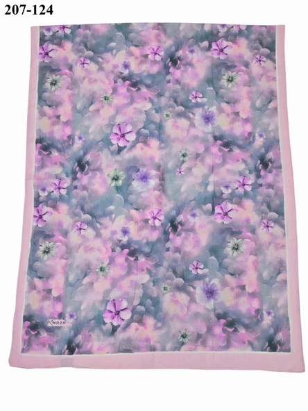 MoonScarf Bambu Kraş Pamuk Şal (Pudra) 207-124 - Resim 2
