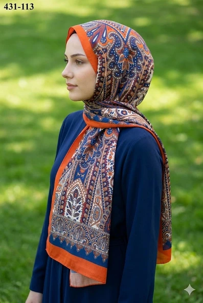 Eylül İpek Etnik Desen Soft Şal 431-113 ürün görseli 1