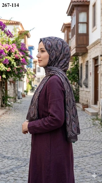 Lo'cella Koza Soft Pamuk Şal 267-114 ürün görseli 1