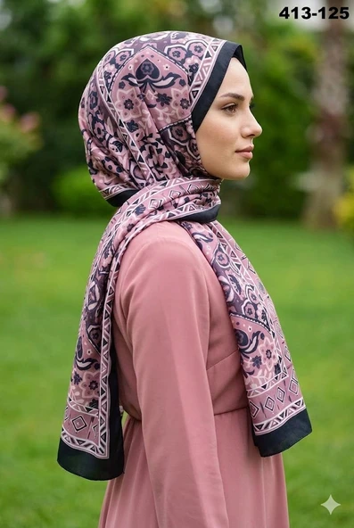 Soft İpek Etnik Desen Soft Şal 413-125 ürün görseli 1
