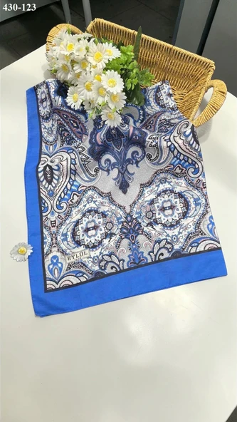 Eylül İpek Etnik Desen Soft Şal 430-123 - Resim 2