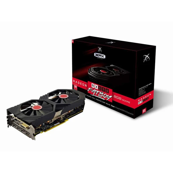 XFX AMD Radeon RX590 Fatboy 8GB OC+ 256Bit GDDR5 DX(12) PCI-E 3.0 Ekran Kartı RX-590 ürün görseli 1