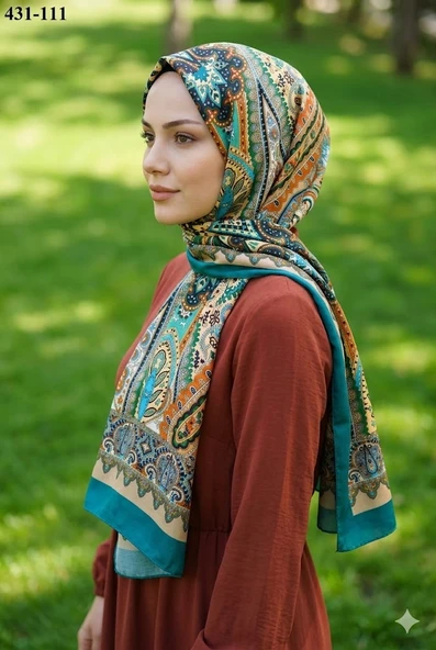 Eylül İpek Etnik Desen Soft Şal 431-111 ürün görseli 1