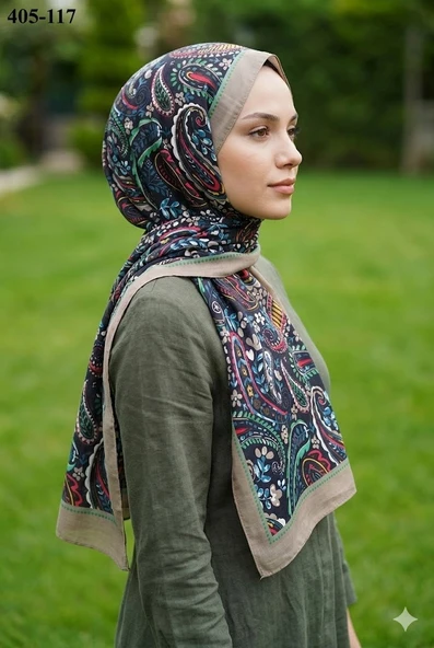 Eylül İpek Etnik Desen Soft Şal 405-117 ürün görseli 1