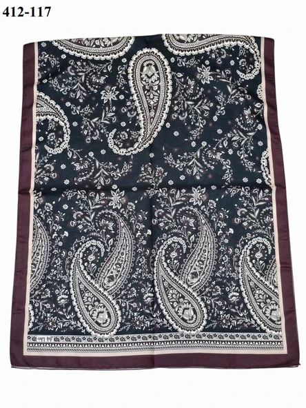 Soft İpek Etnik Desen Soft Şal 412-117 - Resim 2