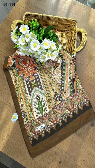 Eylül İpek Etnik Desen Soft Şal 431-114 - Resim 2