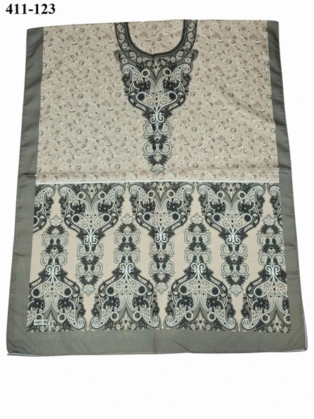 Soft İpek Etnik Desen Soft Şal 411-123 - Resim 2