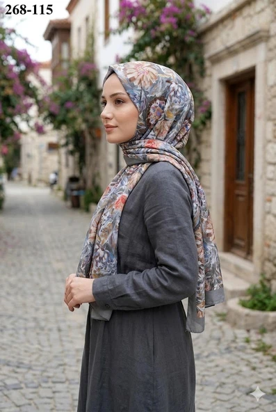 Lo'cella Koza Soft Pamuk Şal 268-115 ürün görseli 1