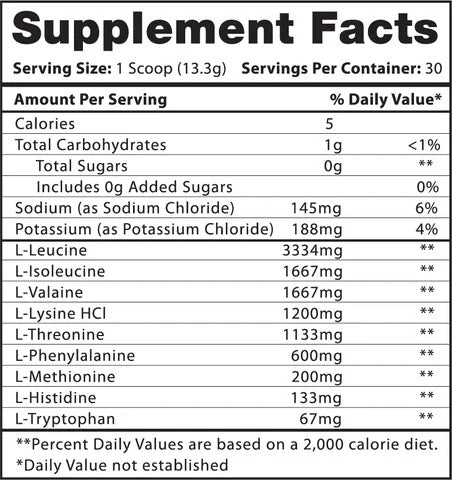 Hitech Precision EAAs Essential Amino Acids Powder 393 gr - Rocket pop - Resim 2