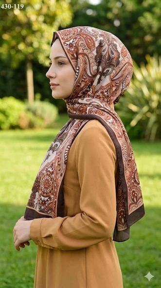 Eylül İpek Etnik Desen Soft Şal 430-119 ürün görseli 1