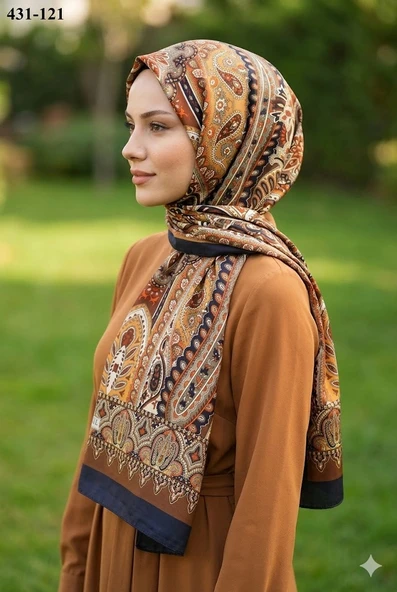 Eylül İpek Etnik Desen Soft Şal 431-121 ürün görseli 1