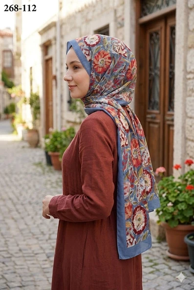 Lo'cella Koza Soft Pamuk Şal 268-112 ürün görseli 1