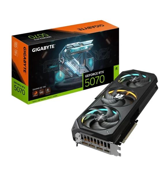 Gigabyte RTX 5070 Gaming OC 12G GV-N5070GAMING OC-12GD 192 Bit GDDR7 12 GB Ekran Kartı ürün görseli 1