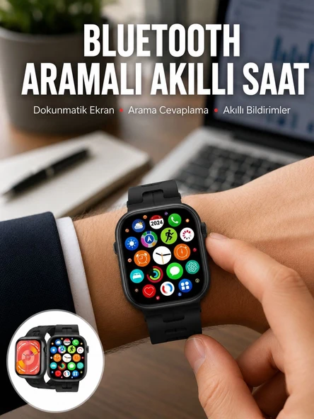 Yeni Seri Akıllı Saat Amoled Ekran Yüksek Çözünürlüklü 41 Mm Kasa ürün görseli 1