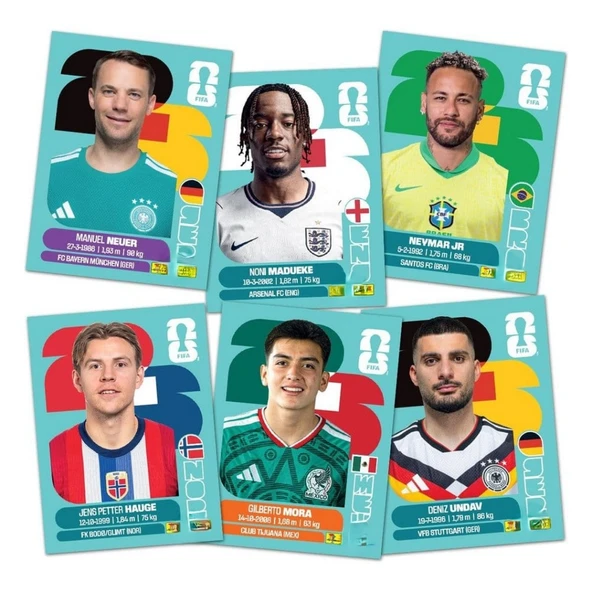 World Cup 2026 Sticker Koleksiyon Seti ürün görseli 1