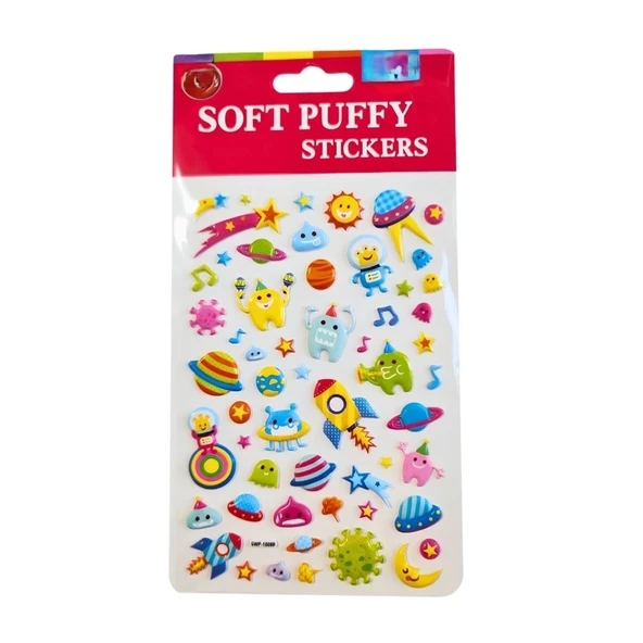 Puffy Stickers Space ürün görseli 1