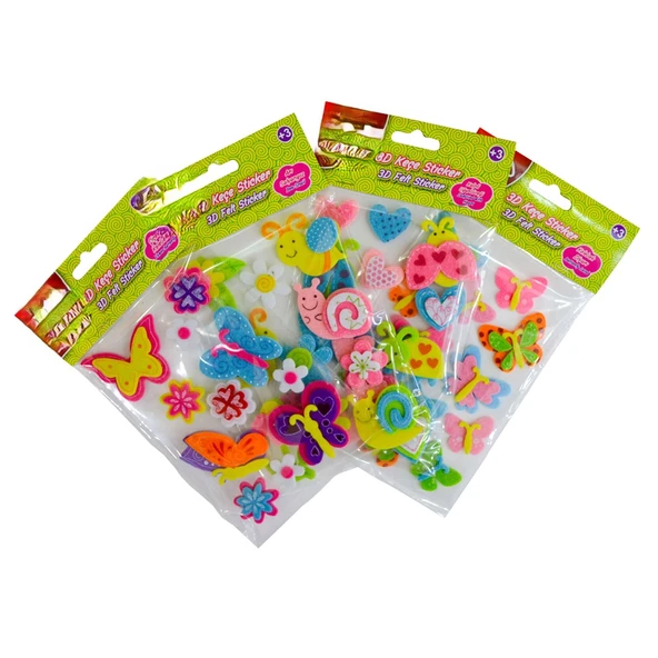3D Keçe Sticker Küçük ürün görseli 1