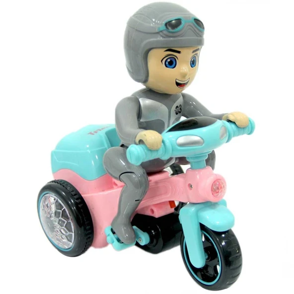 Electric Tricycle Pilli Işıklı Sesli Motorsiklet ürün görseli 1