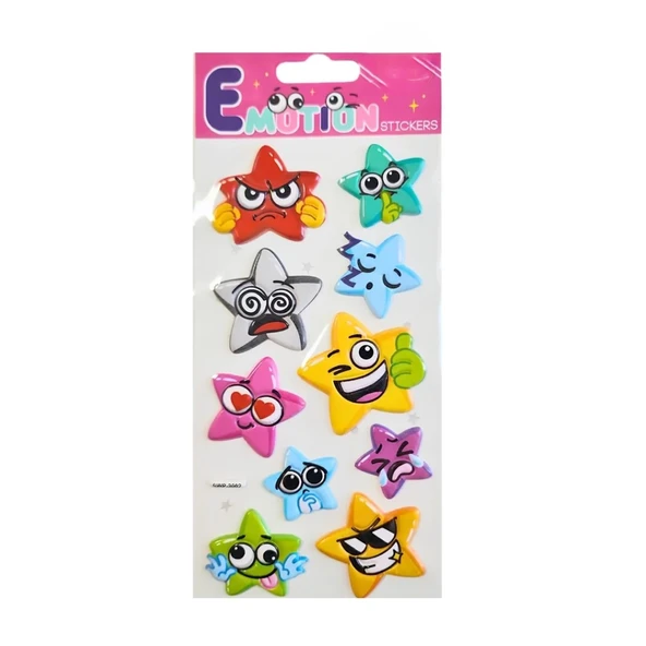 Puffy Stickers Yıldızlar ürün görseli 1