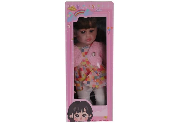 LMN232 55 CM MÜZİKLİ SİLİKONLU ET BEBEK - Resim 2