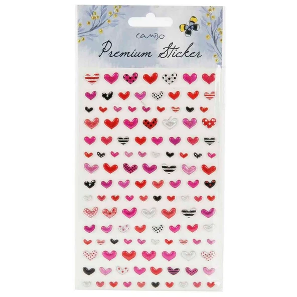 Puf Sticker Kalp ürün görseli 1