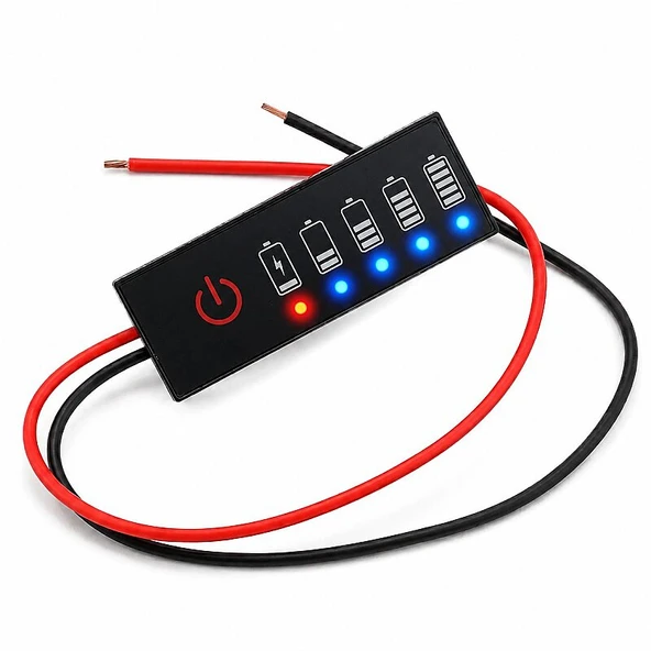 Gözeler 3S Lityum Batarya Akü Seviye Durum Göstergesi Modülü - LED Panel ürün görseli 1