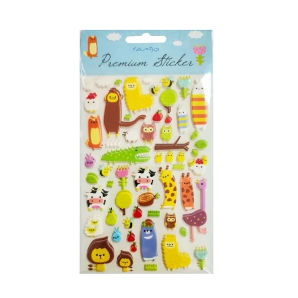 Puf Stickers Hayvanlar ürün görseli 1