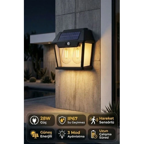 Çitftli Solar Led Aydınlatma Lambası ürün görseli 1