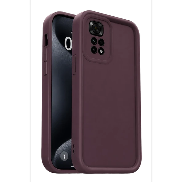 Xiaomi Redmi 10 2022 Kılıf Viera Silikon - Mürdüm ürün görseli 1