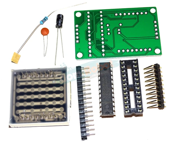 Gözeler 8x8 Matrix LED Display ve MAX7219 Modül (Montajsız) - Resim 2